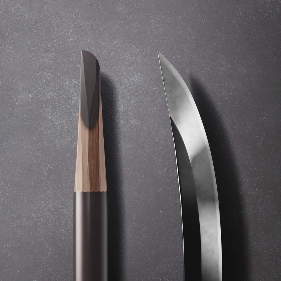 hard formula eyebrow pencil seal brown