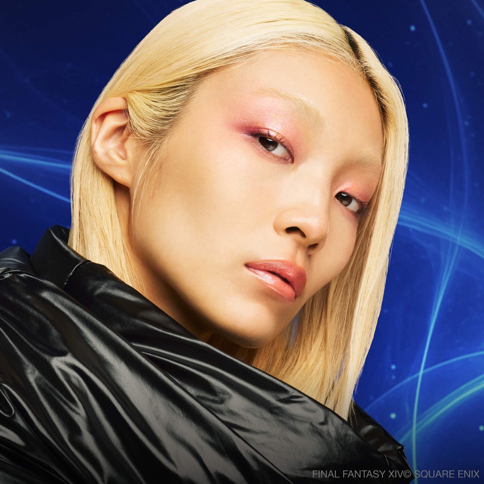 shu uemura x FINAL FANTASY XIV crushed gem - kupo! Pink